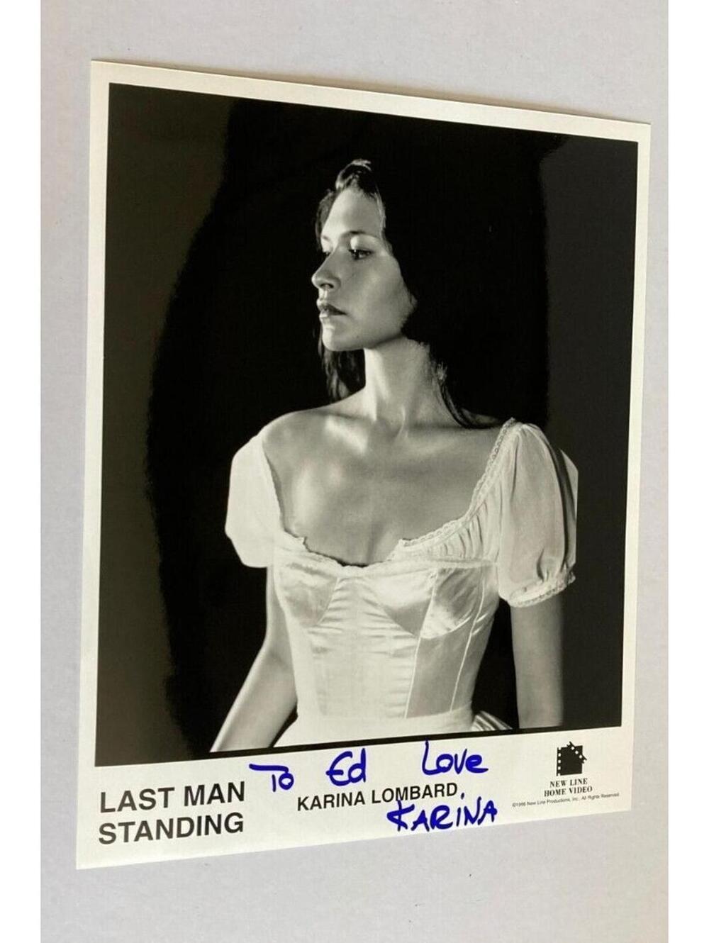 Karina Lombard Actress Last Man Standing Movie Signed Autographed Photo